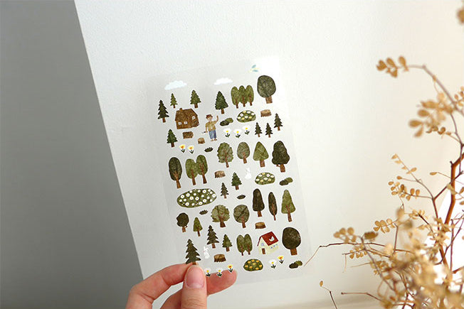 Suatelier Forest Stickers - Smidapaper Ikigai Shop