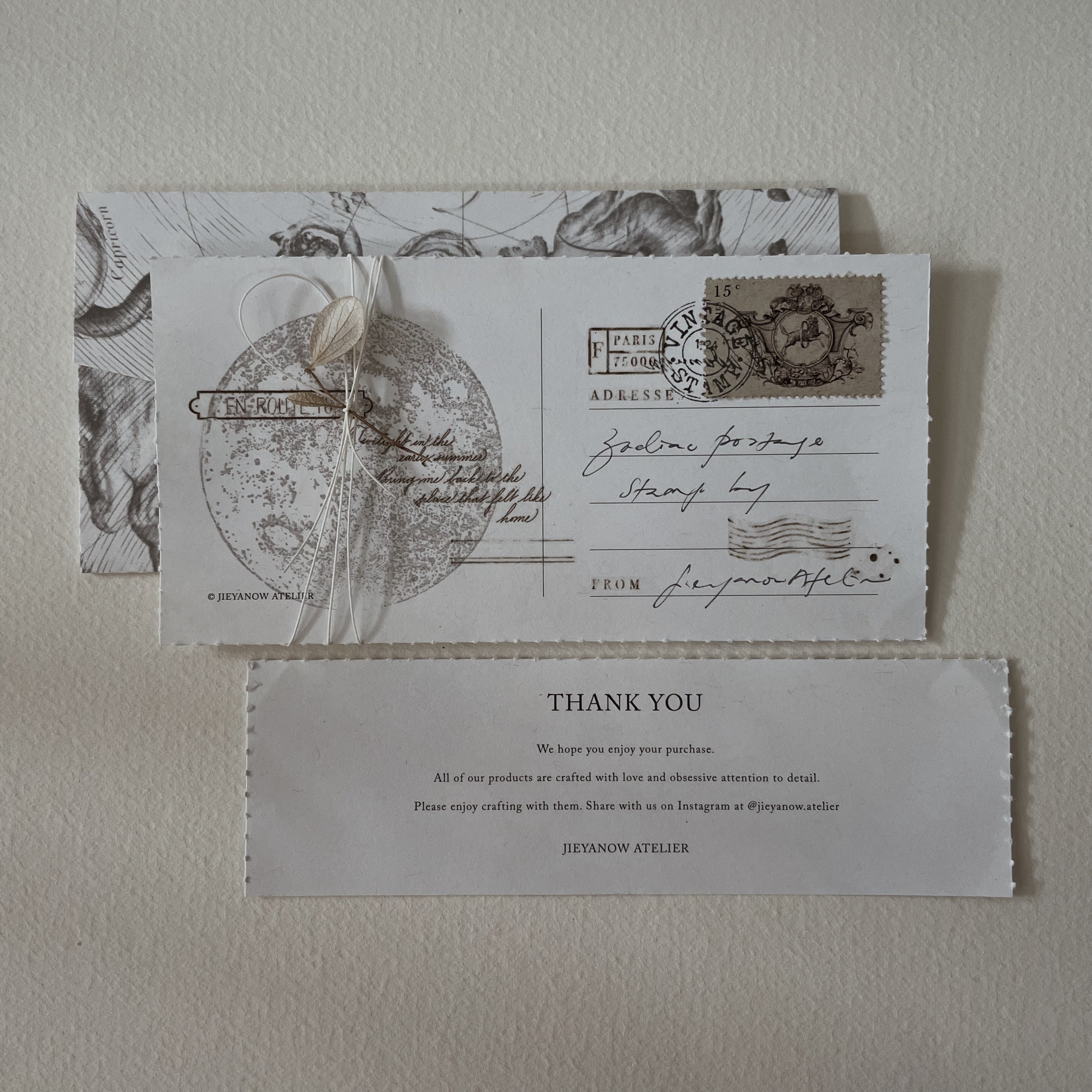 Jieyanow Atelier: Zodiac Postage Stamp - Smidapaper Ikigai Shop