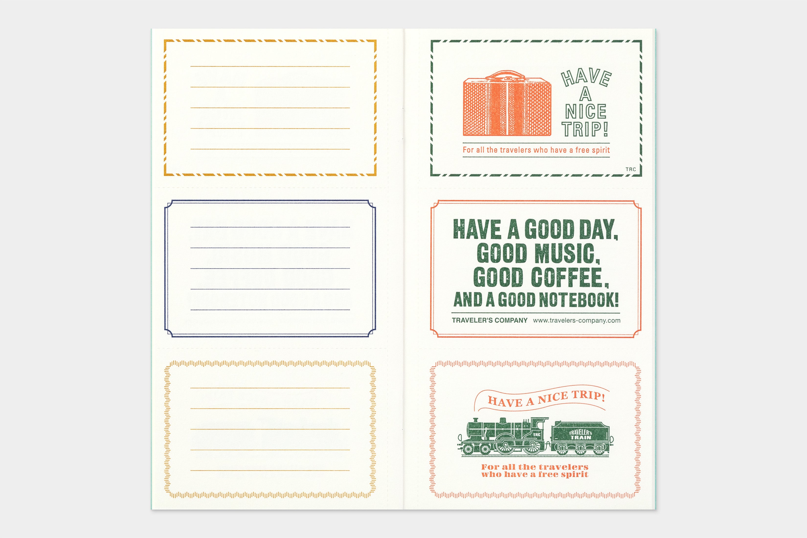 Traveler's Notebook B-Sides & Rarities: Message Card - Smidapaper Ikigai Shop