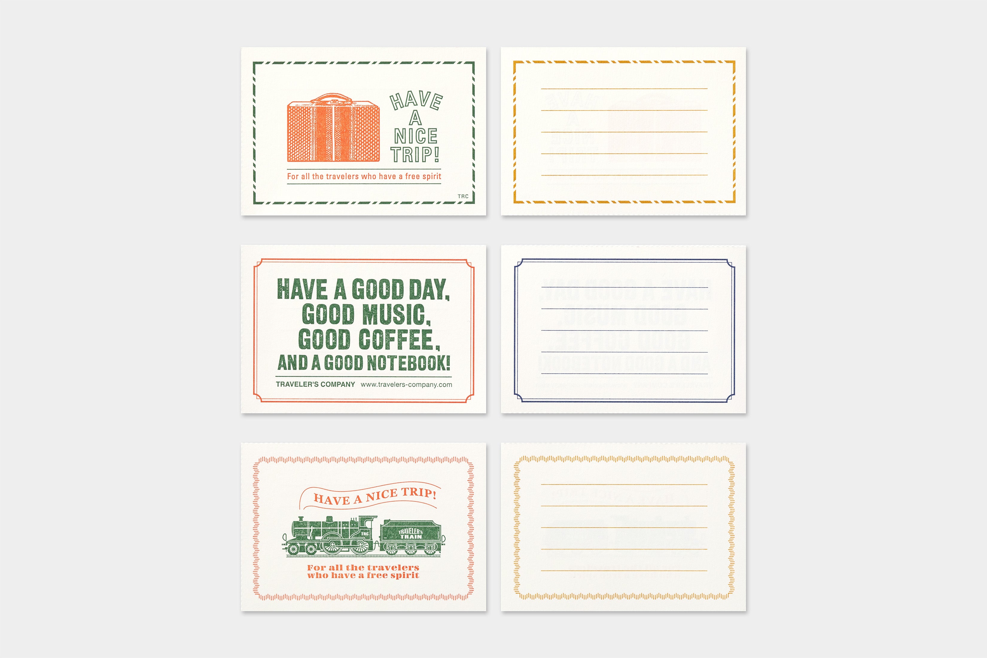 Traveler's Notebook B-Sides & Rarities: Message Card - Smidapaper Ikigai Shop