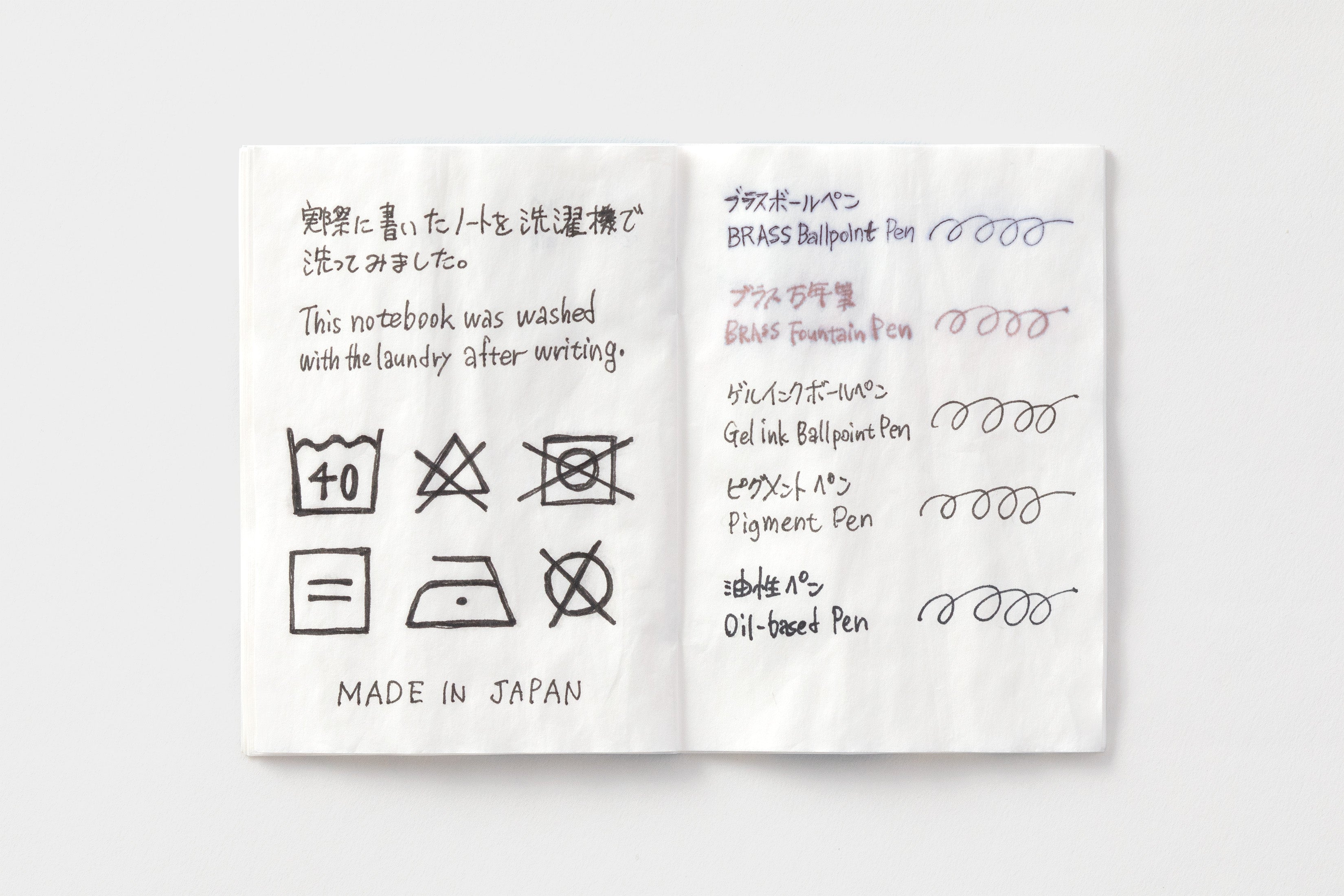 Traveler's Notebook B-Sides & Rarities: Passport Washable Paper - Smidapaper Ikigai Shop