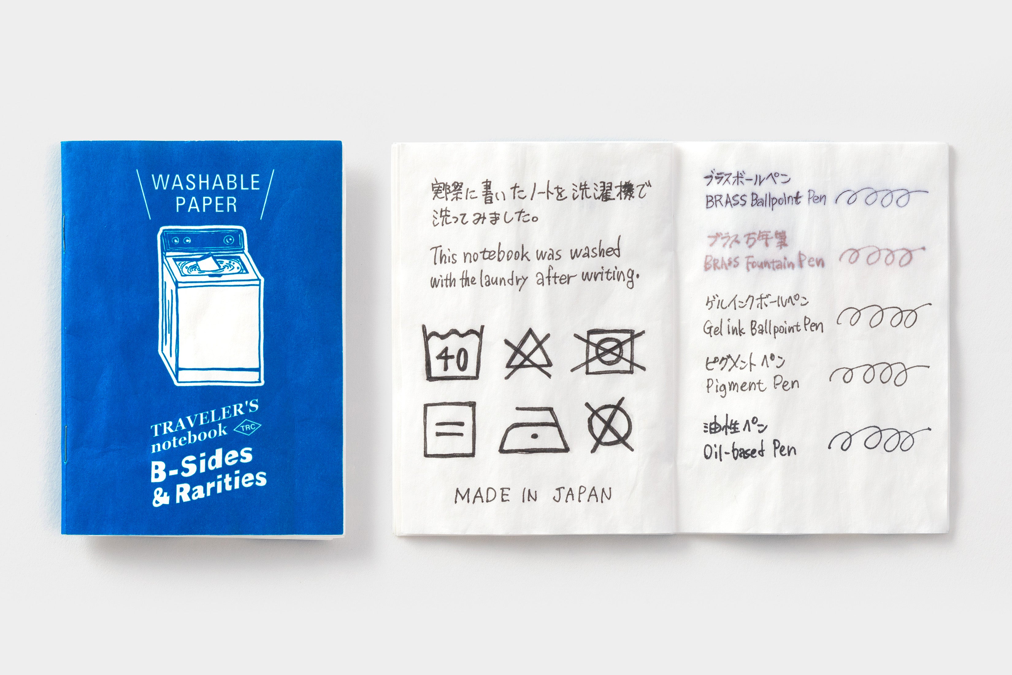 Traveler's Notebook B-Sides & Rarities: Passport Washable Paper - Smidapaper Ikigai Shop
