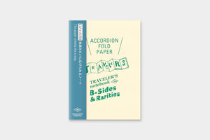 Traveler's Notebook B-Sides & Rarities: Passport Accordion Fold Paper - Smidapaper Ikigai Shop
