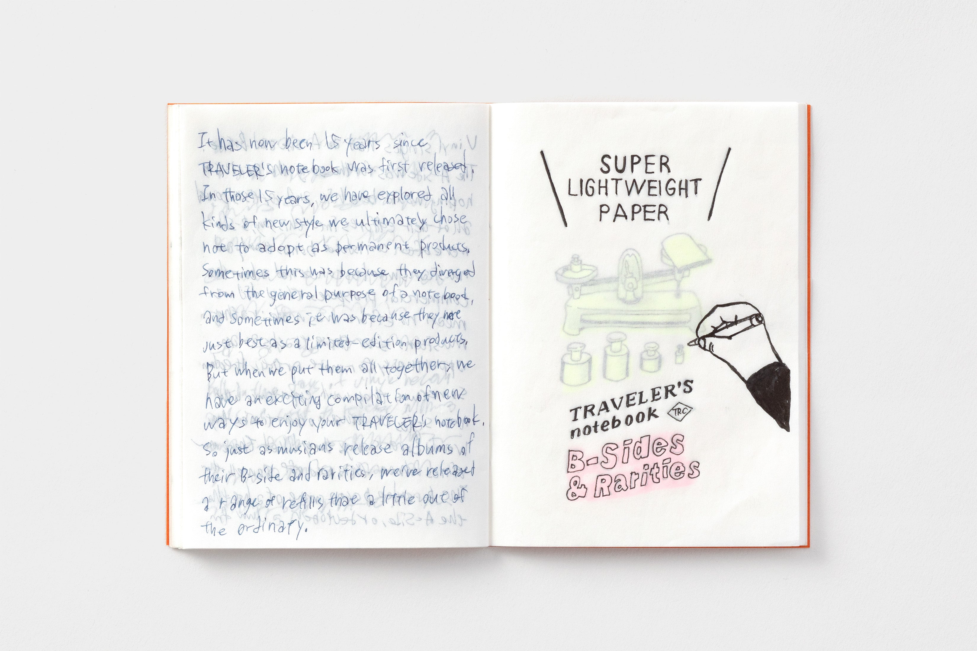 Traveler's Notebook B-Sides & Rarities: Passport Super Lightweight Paper - Smidapaper Ikigai Shop