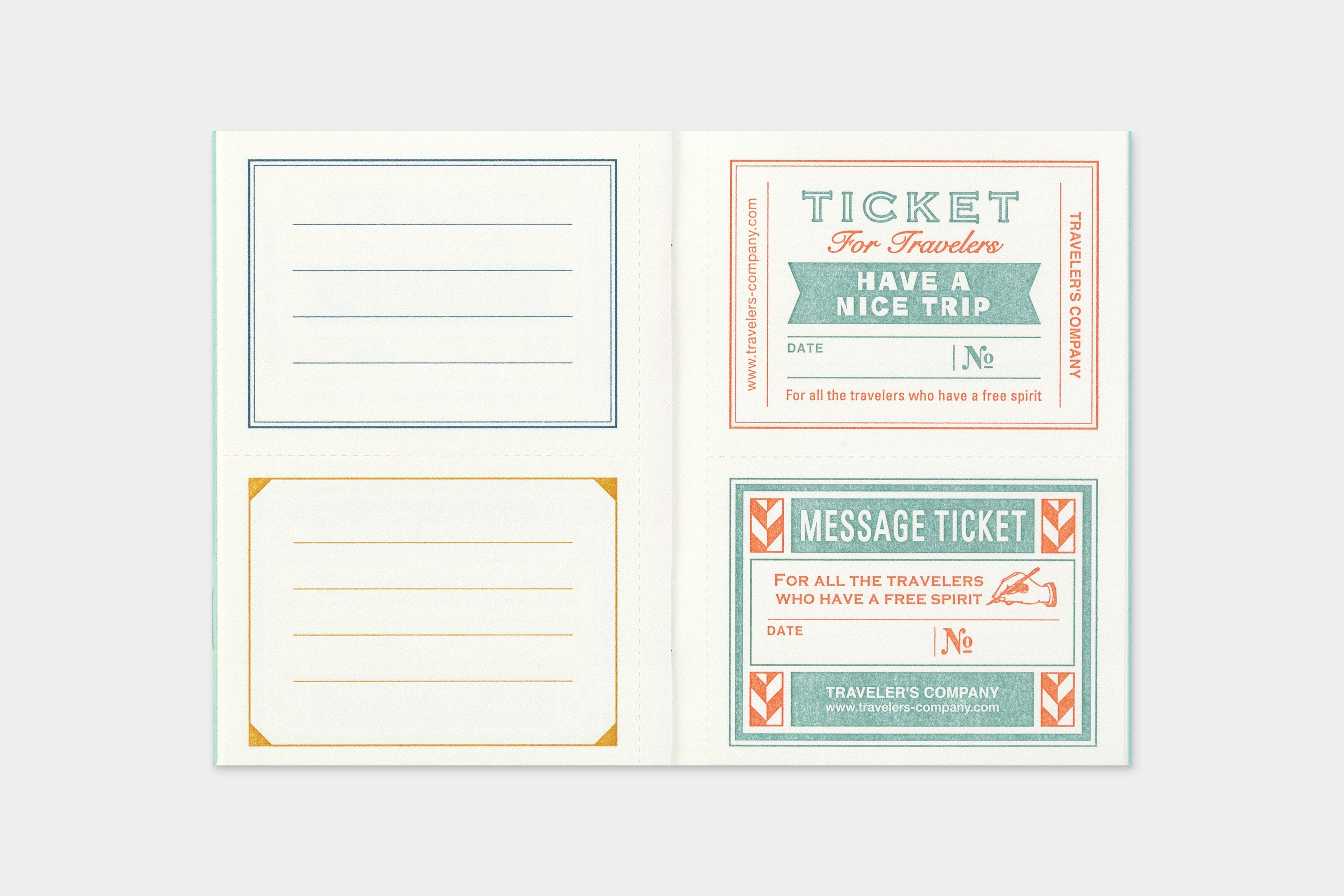 Traveler's Notebook B-Sides & Rarities: Passport Message Card - Smidapaper Ikigai Shop