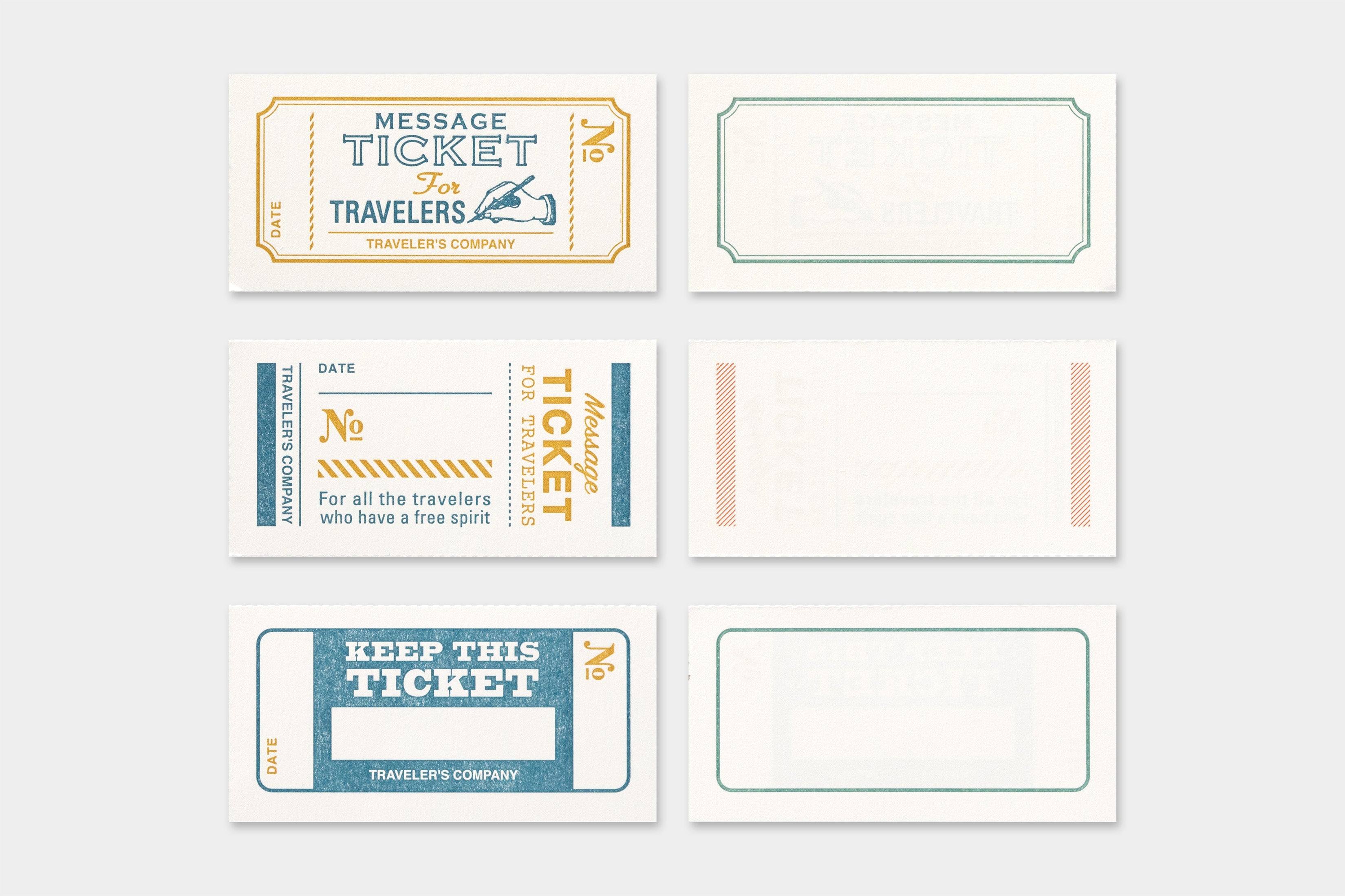 Traveler's Notebook B-Sides & Rarities: Passport Message Card - Smidapaper Ikigai Shop