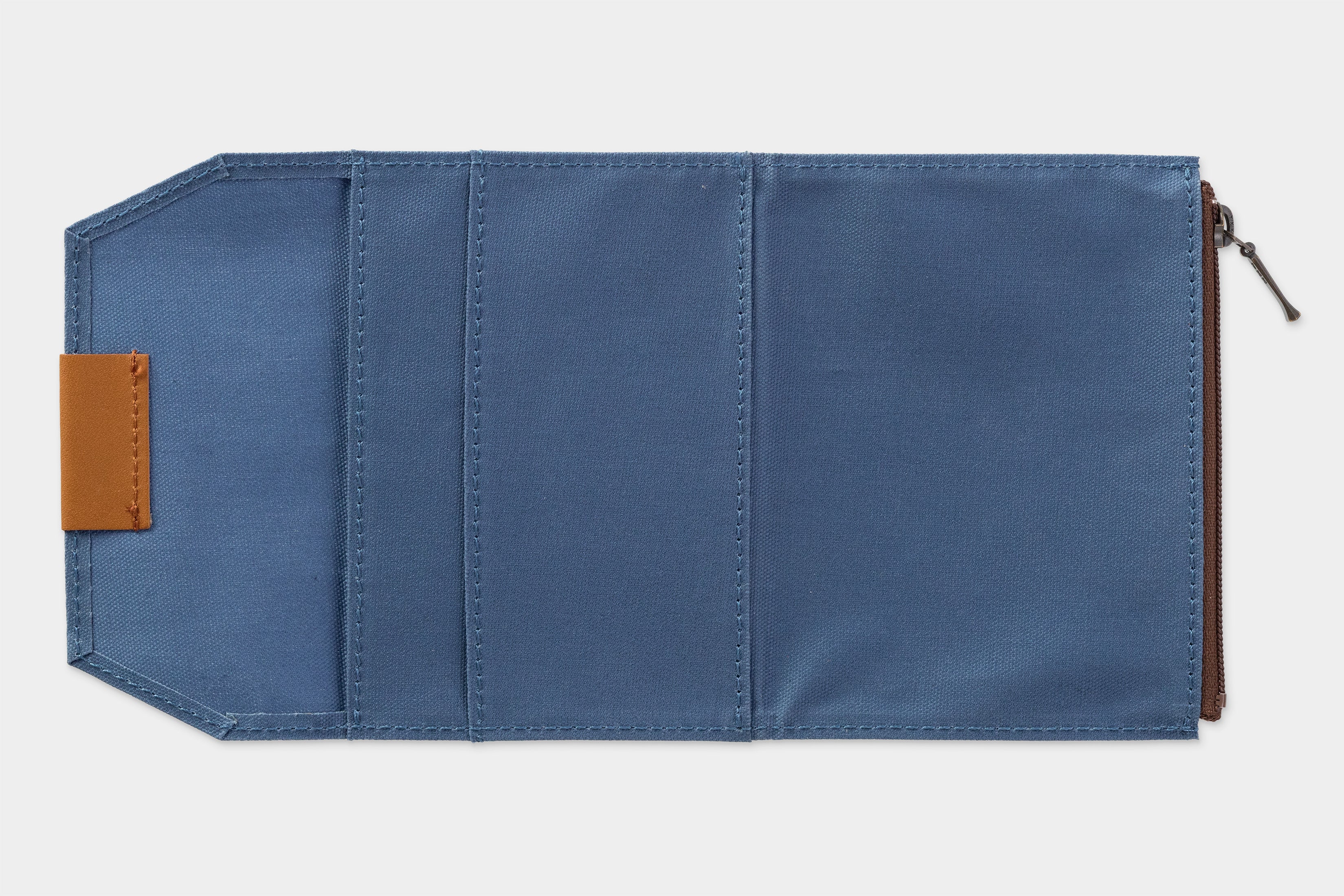 Traveler's Notebook B-Sides & Rarities: Passport Cotton Zipper Case-Blue - Smidapaper Ikigai Shop