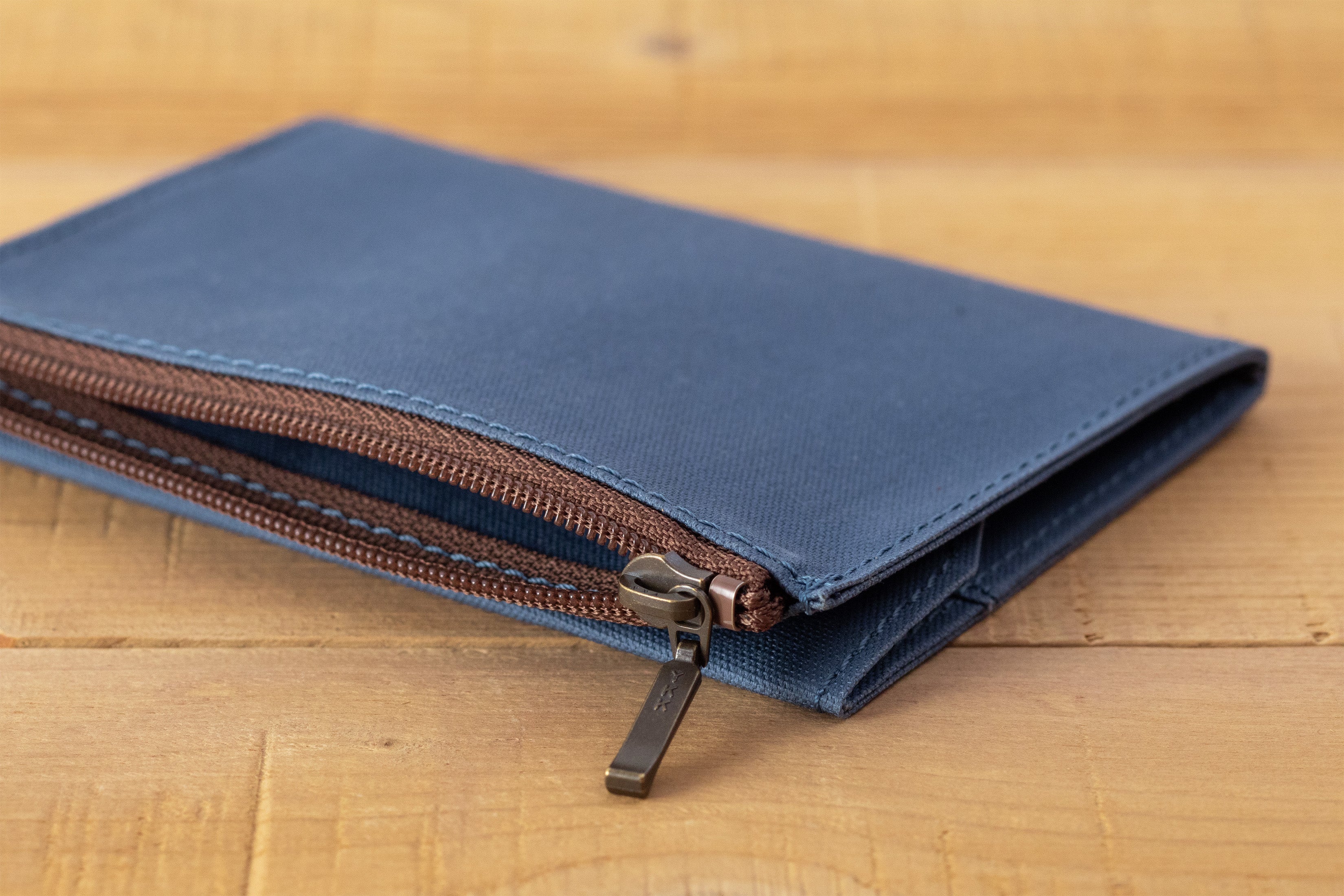 Traveler's Notebook B-Sides & Rarities: Passport Cotton Zipper Case-Blue - Smidapaper Ikigai Shop