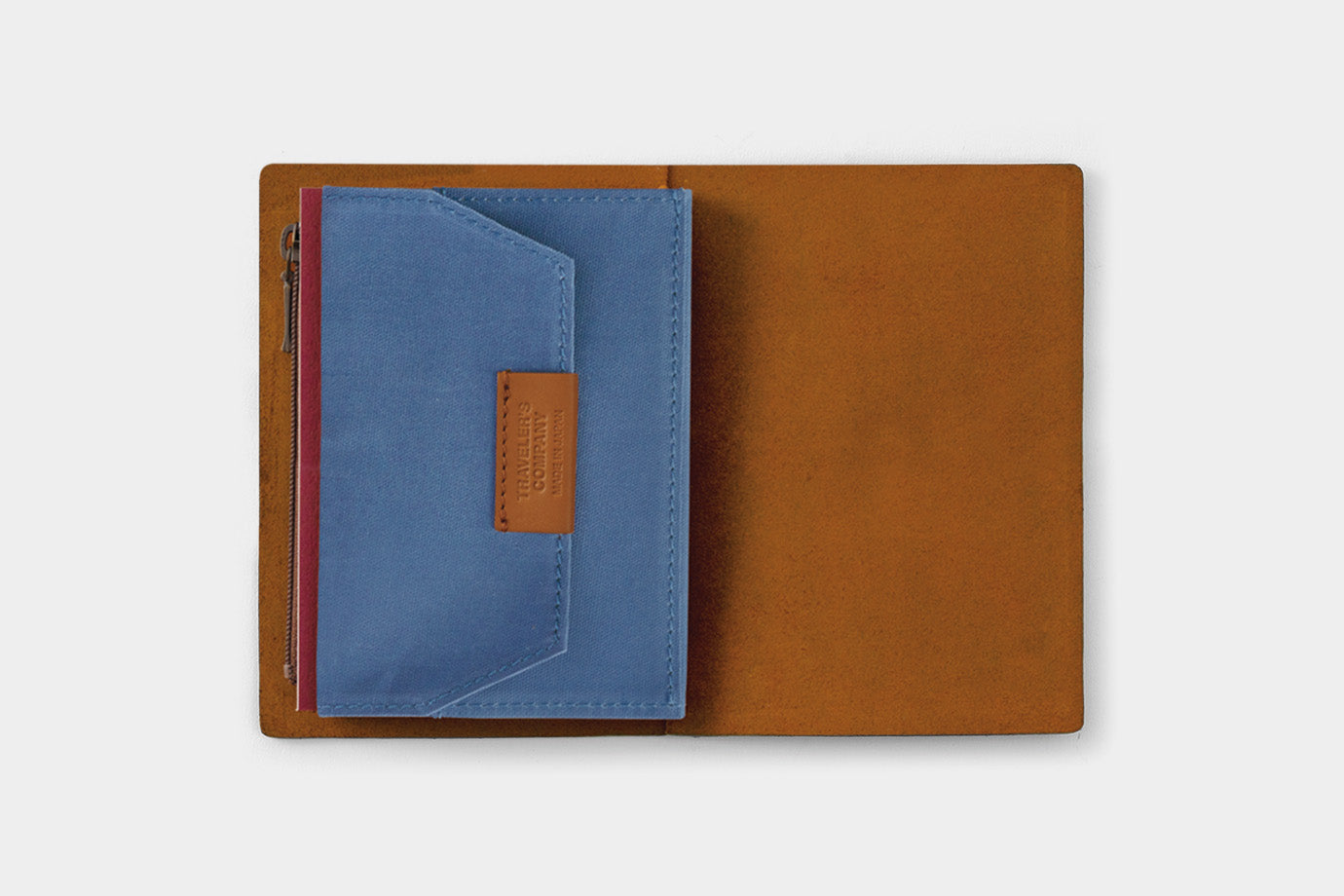 Traveler's Notebook B-Sides & Rarities: Passport Cotton Zipper Case-Blue - Smidapaper Ikigai Shop