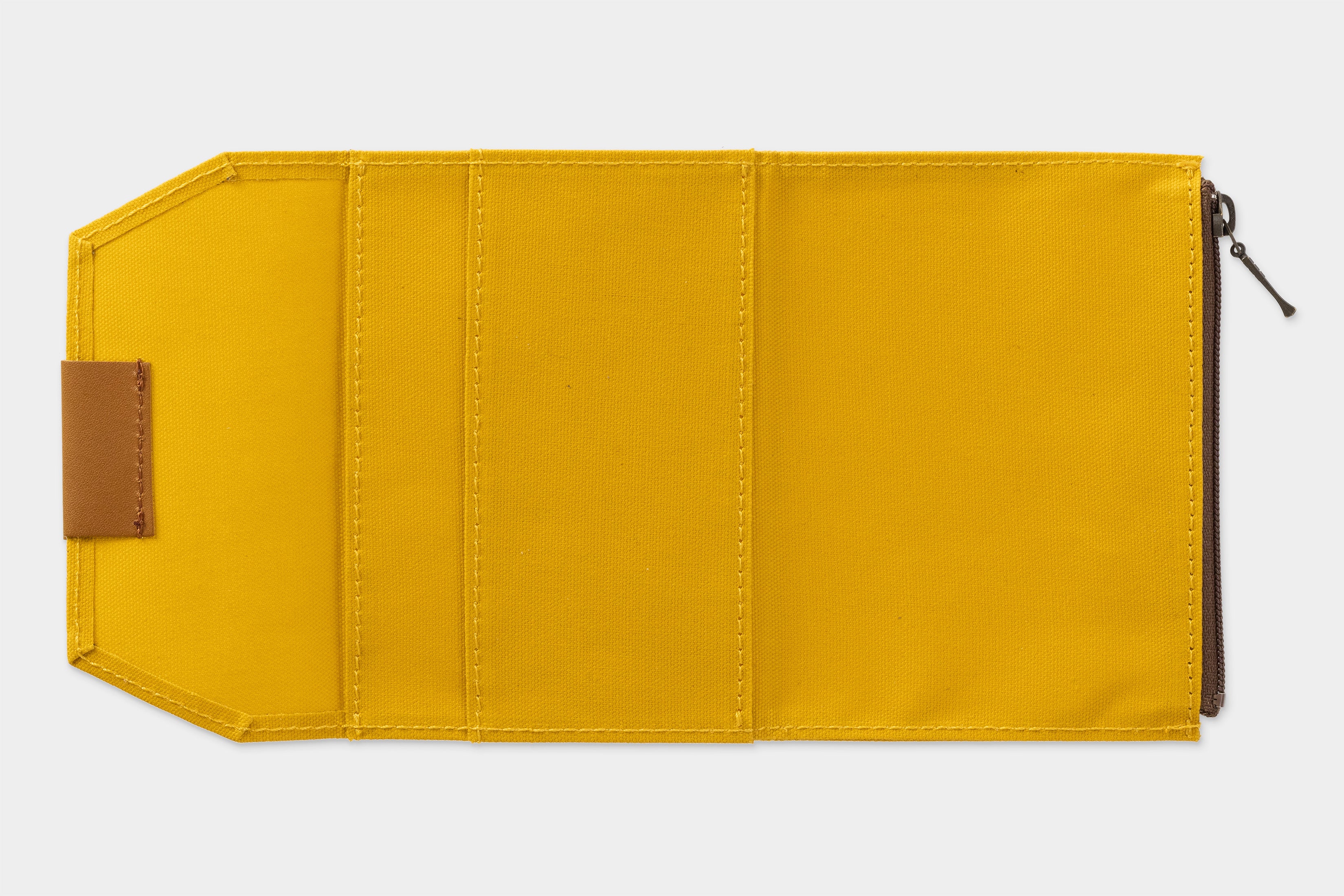 Traveler's Notebook B-Sides & Rarities: Passport Cotton Zipper Case-Mustard - Smidapaper Ikigai Shop