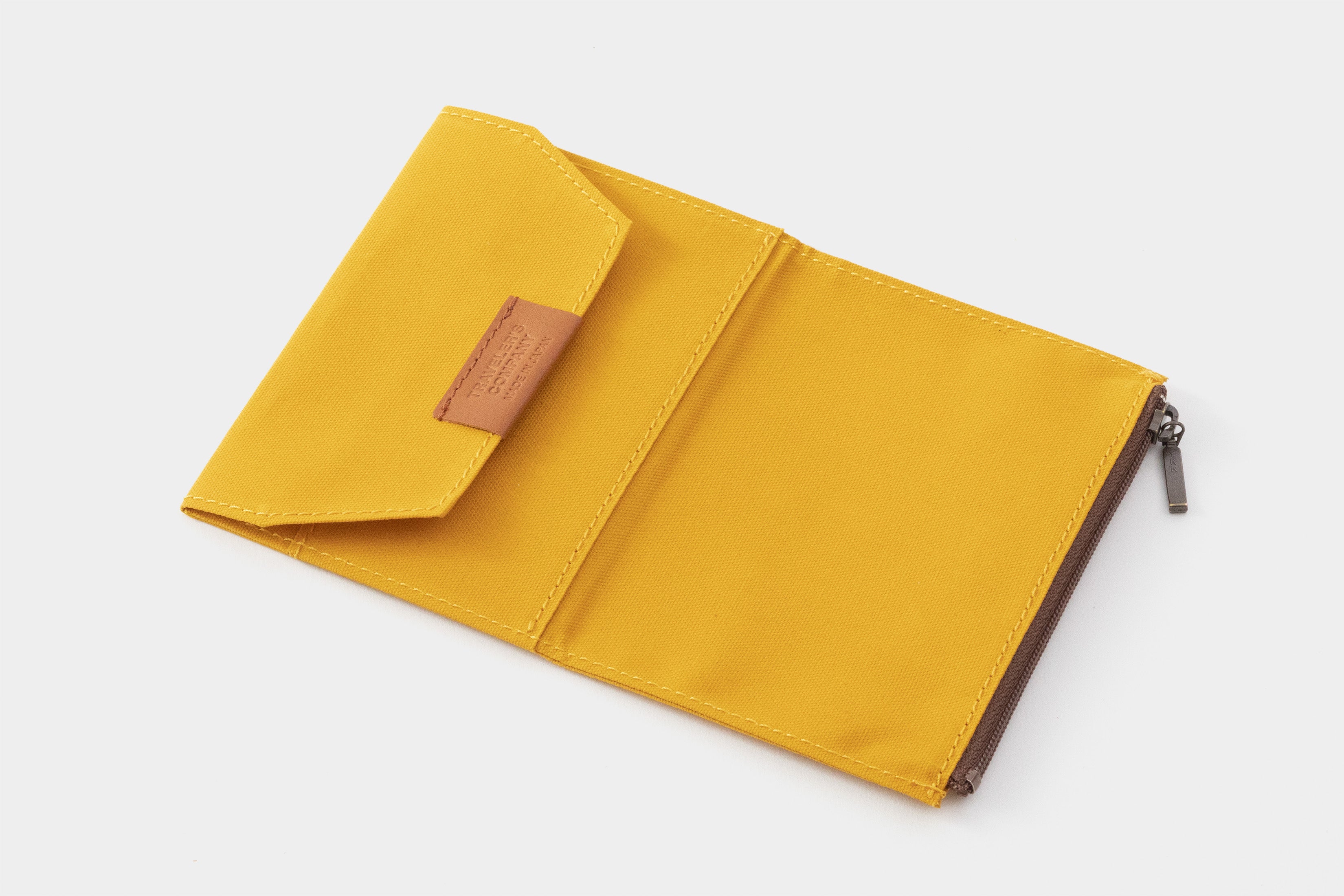 Traveler's Notebook B-Sides & Rarities: Passport Cotton Zipper Case-Mustard - Smidapaper Ikigai Shop