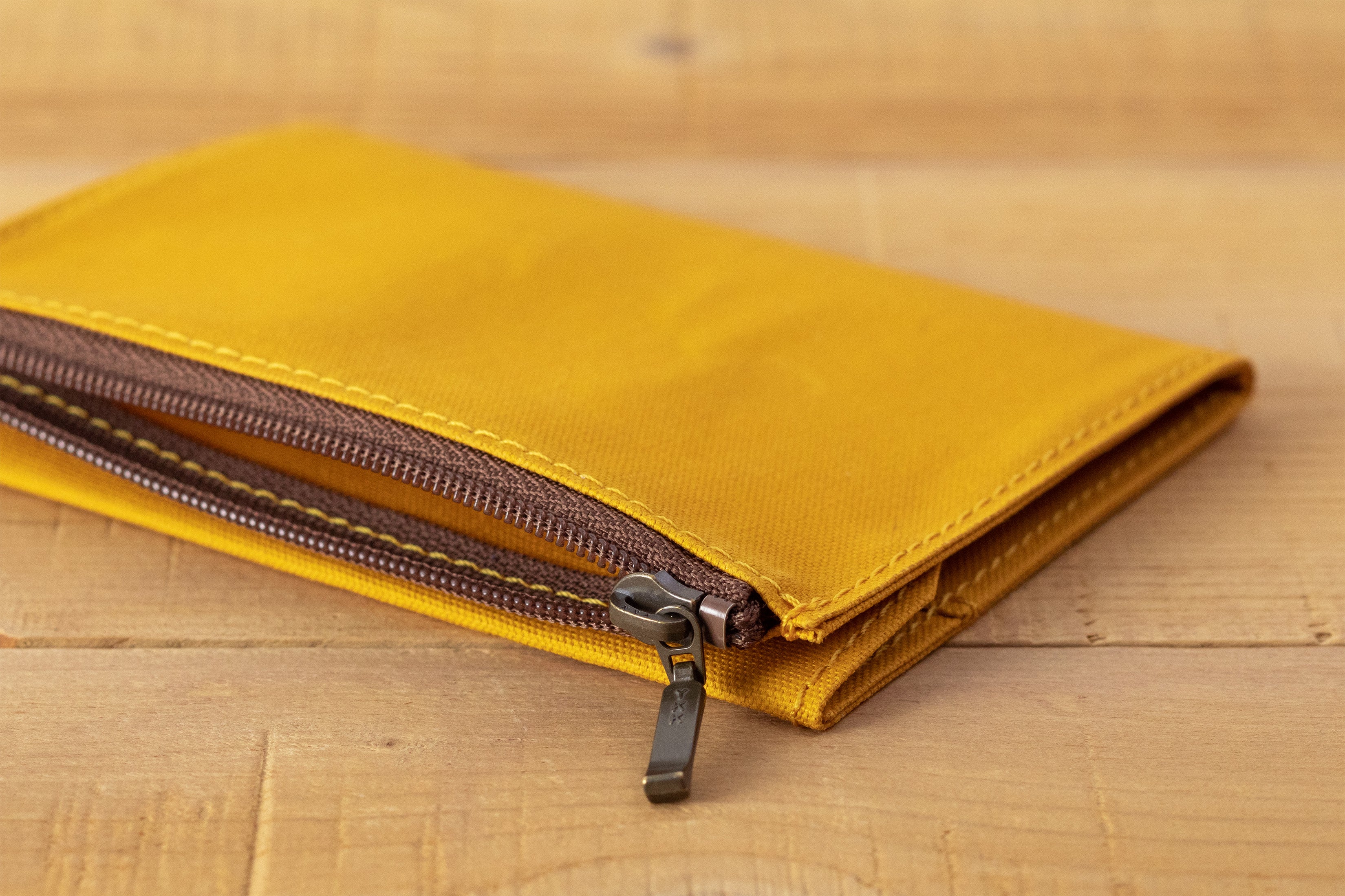 Traveler's Notebook B-Sides & Rarities: Passport Cotton Zipper Case-Mustard - Smidapaper Ikigai Shop