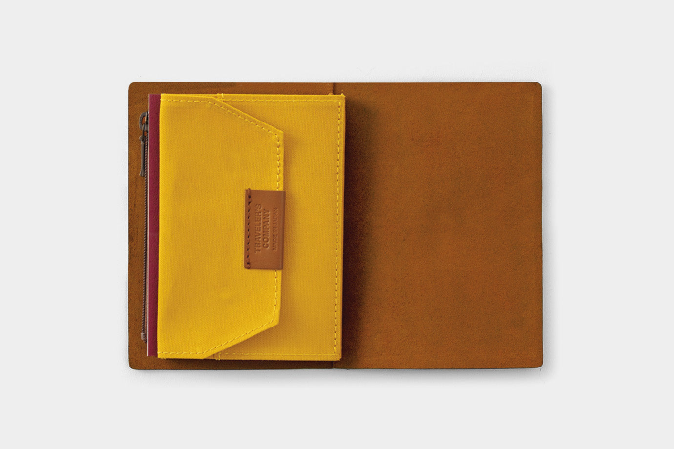 Traveler's Notebook B-Sides & Rarities: Passport Cotton Zipper Case-Mustard - Smidapaper Ikigai Shop