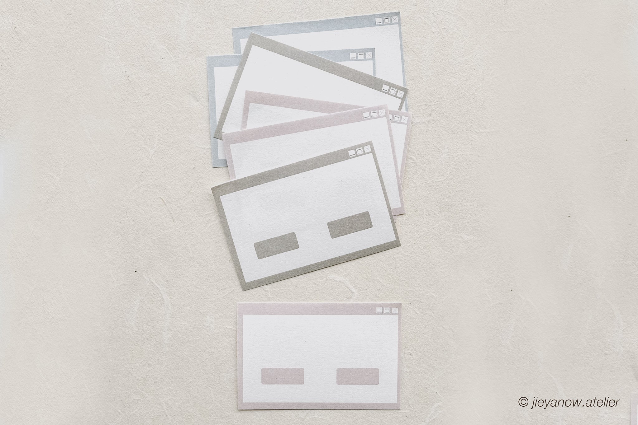 Jieyanow Atelier Pop-Up Memopad - Smidapaper Ikigai Shop