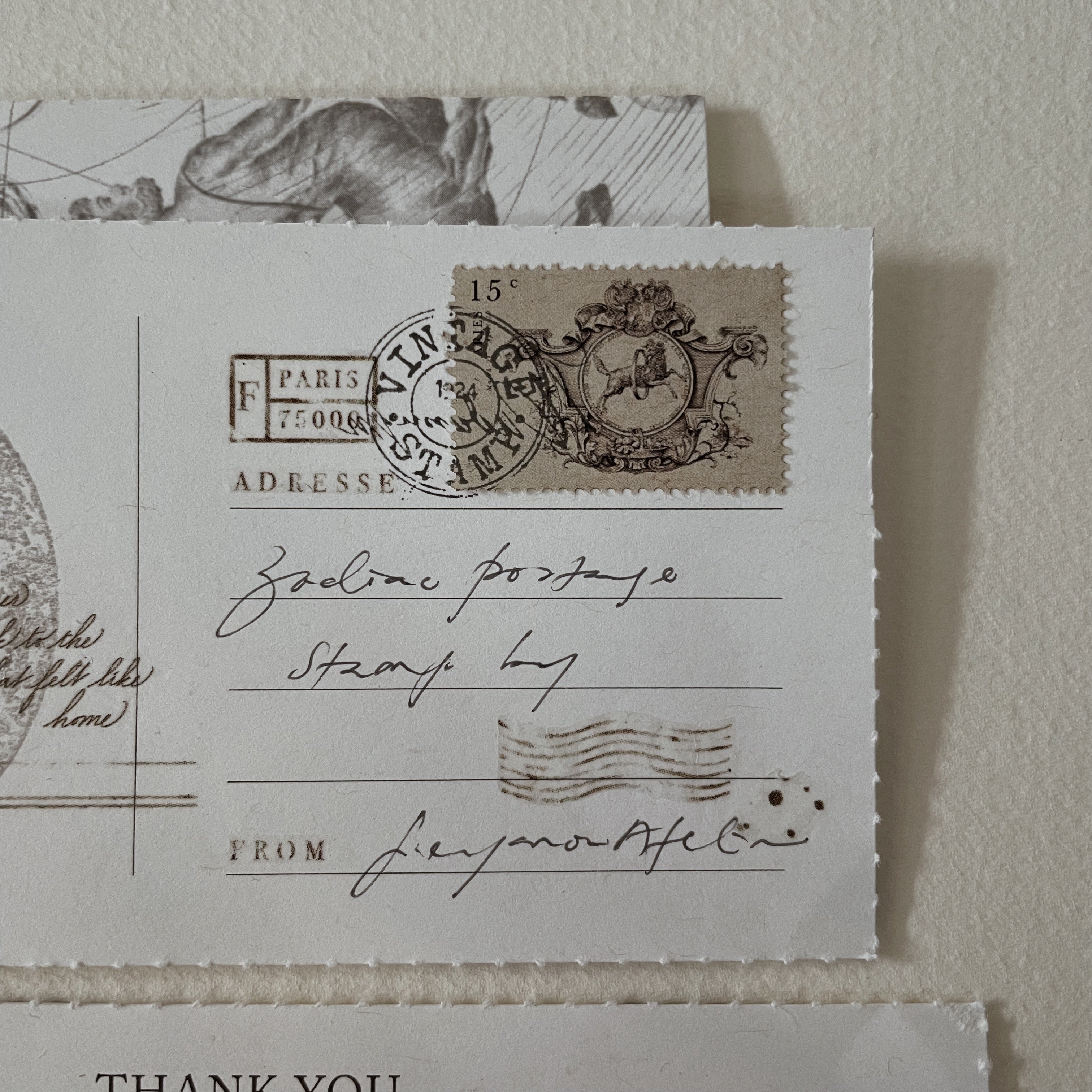 Jieyanow Atelier: Zodiac Postage Stamp - Smidapaper Ikigai Shop