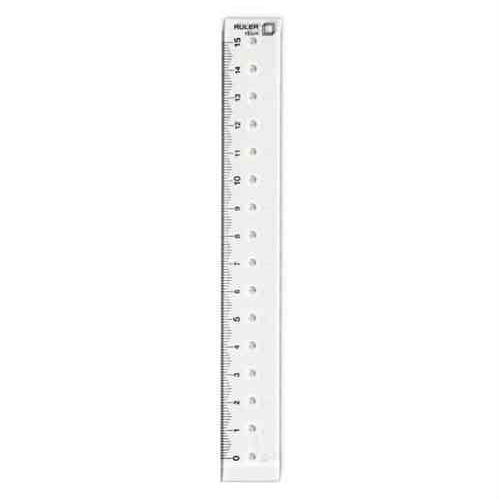 Midori Metric CL Ruler 15cm - Clear - Smidapaper Ikigai Shop