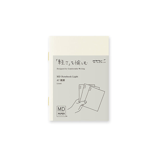 MD Notebook Light A7 Slim | Ruled (Set of 3)