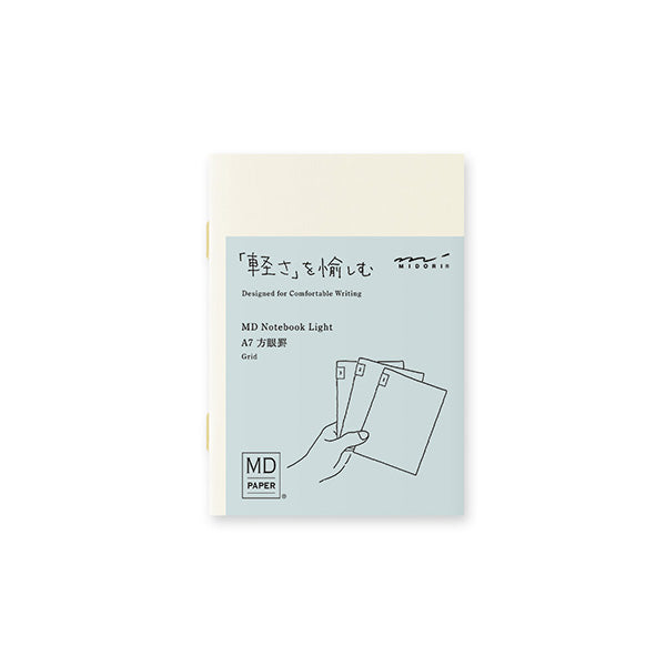 MD Notebook Light A7 Slim | Grid (Set of 3)