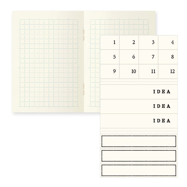 MD Notebook Light A7 Slim | Grid (Set of 3)