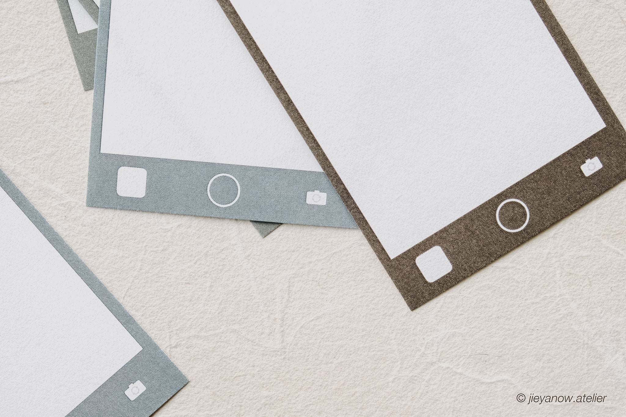 Jieyanow Atelier Camera Memopad - Smidapaper Ikigai Shop