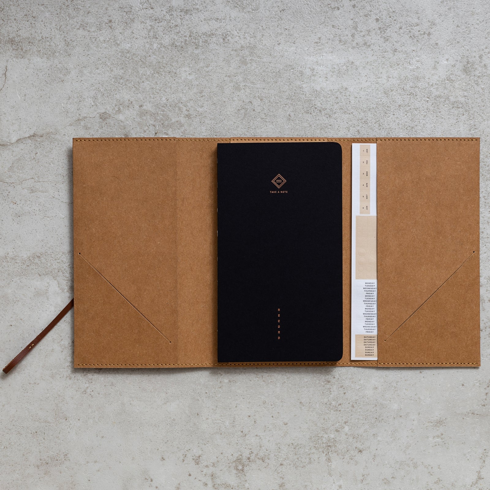 Take a Note Record Washable Kraft Paper Book Cover (3 colours)