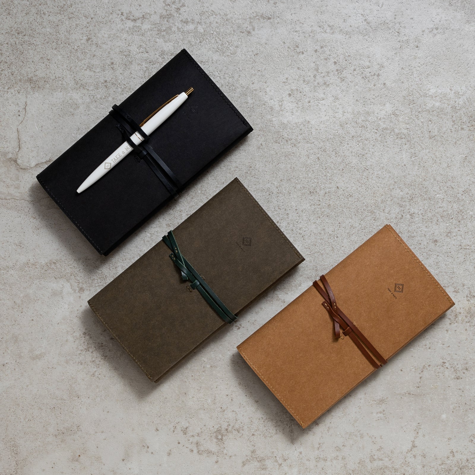 Take a Note Record Washable Kraft Paper Book Cover (3 colours)