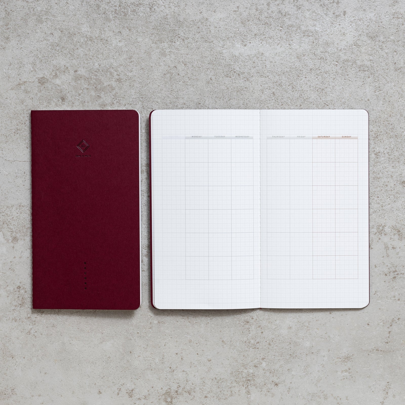 Take a Note Record Lite Undated Hybrid Monthly Planner