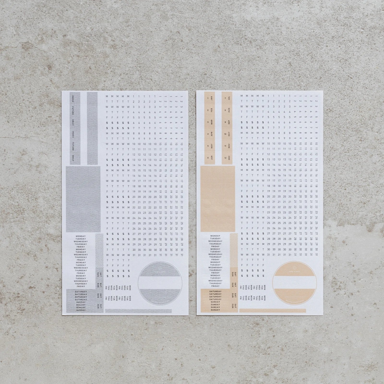 Take a Note Record Washi Stickers