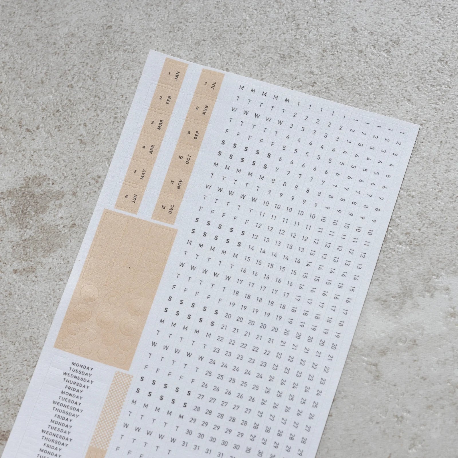 Take a Note Record Washi Stickers