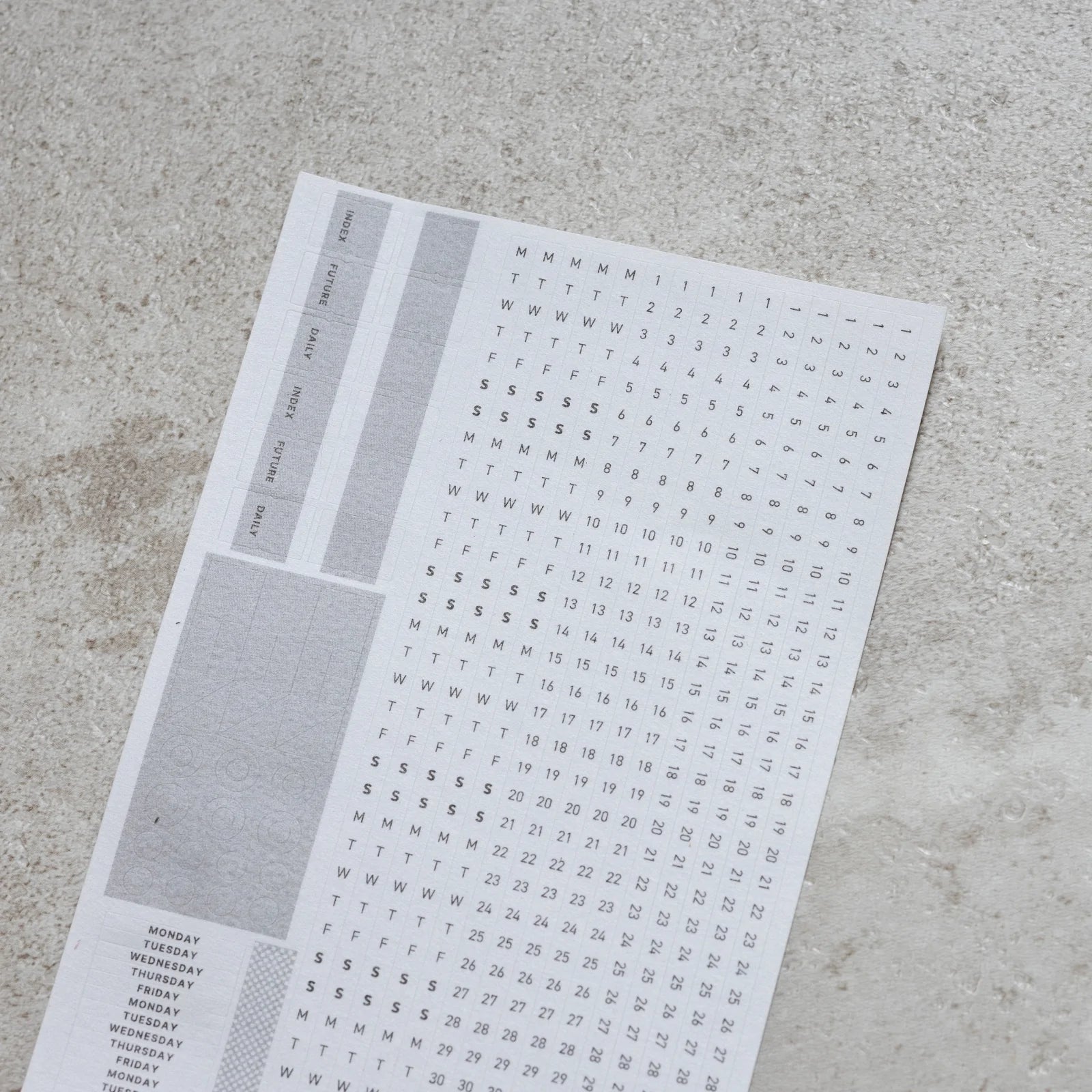 Take a Note Record Washi Stickers