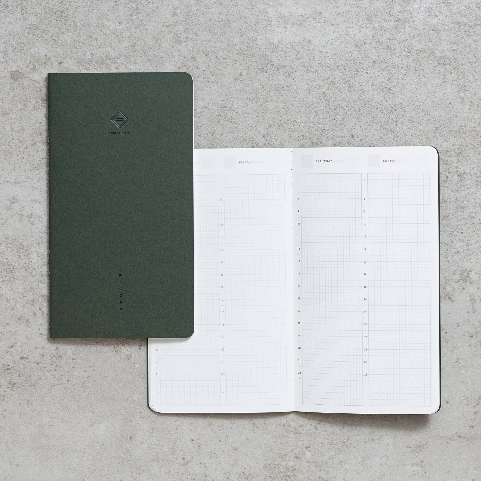 Take a Note Record Lite Undated Hybrid Weekly Planner