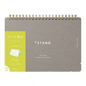MD +Stand A6 Notebook Blank - Smidapaper Ikigai Shop