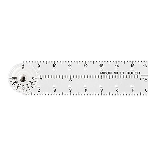 Midori Multi-Ruler 16cm - Smidapaper Ikigai Shop