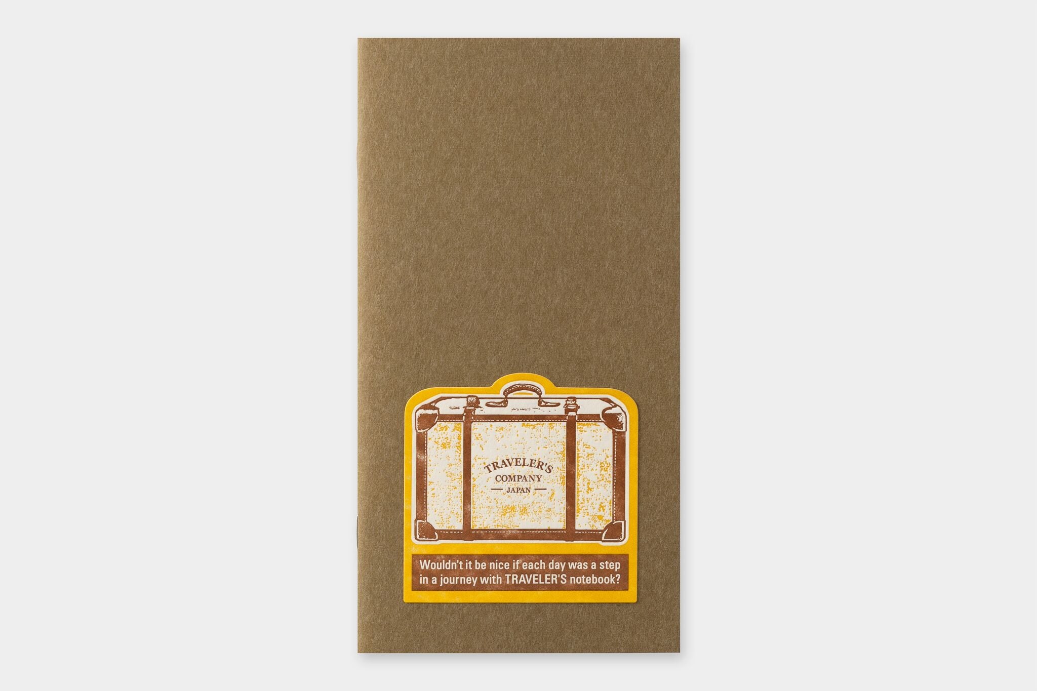 Traveler's Factory Travel Tools Letterpress Sticker Yellow - Smidapaper Ikigai Shop