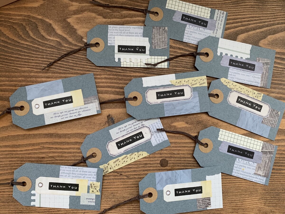 Tutty Design Rubber Stamp: Emboss Label - Smidapaper Ikigai Shop