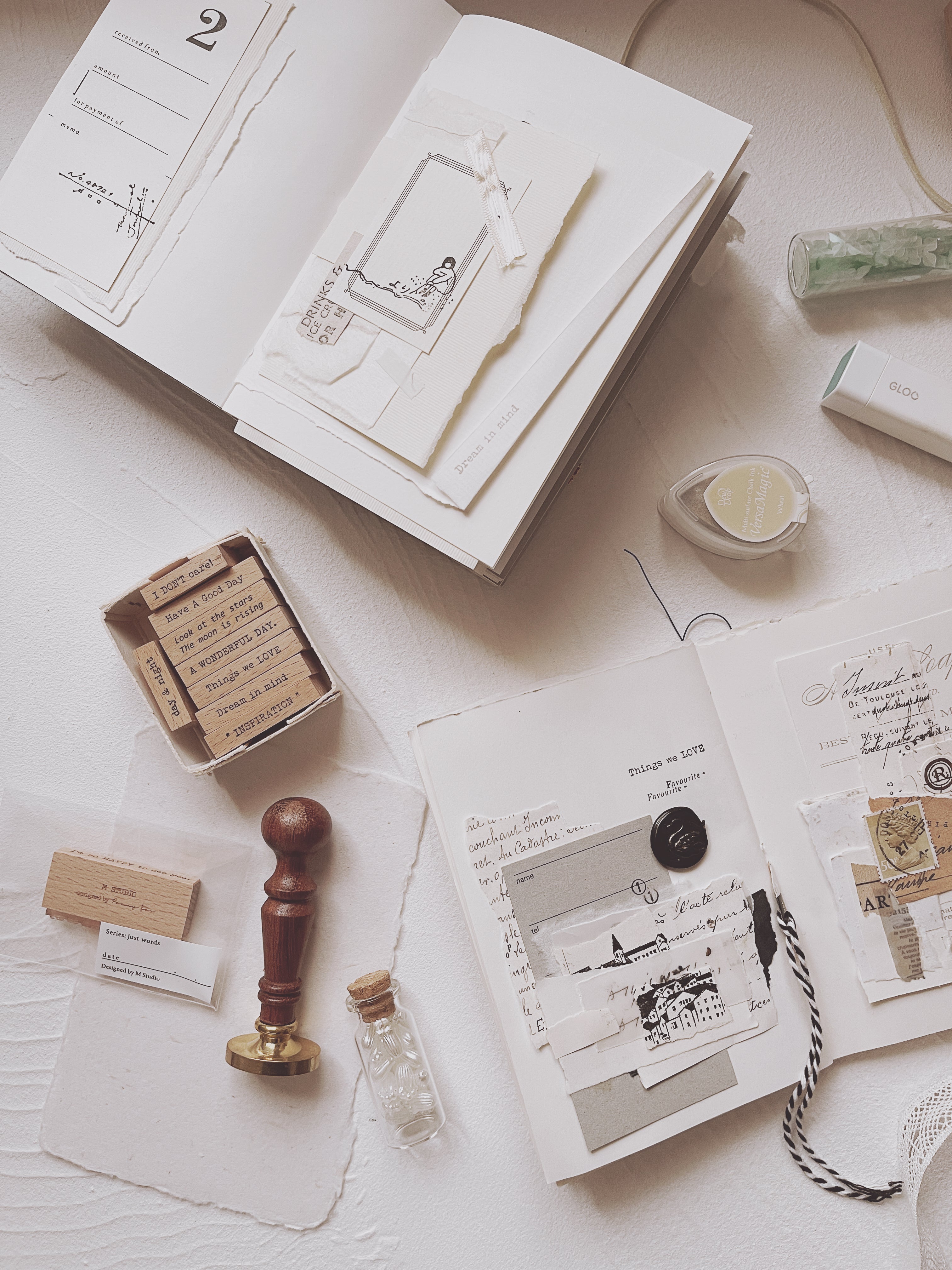 Penny Fei Just Words Rubber Stamp Collection (10 types, sold separately)