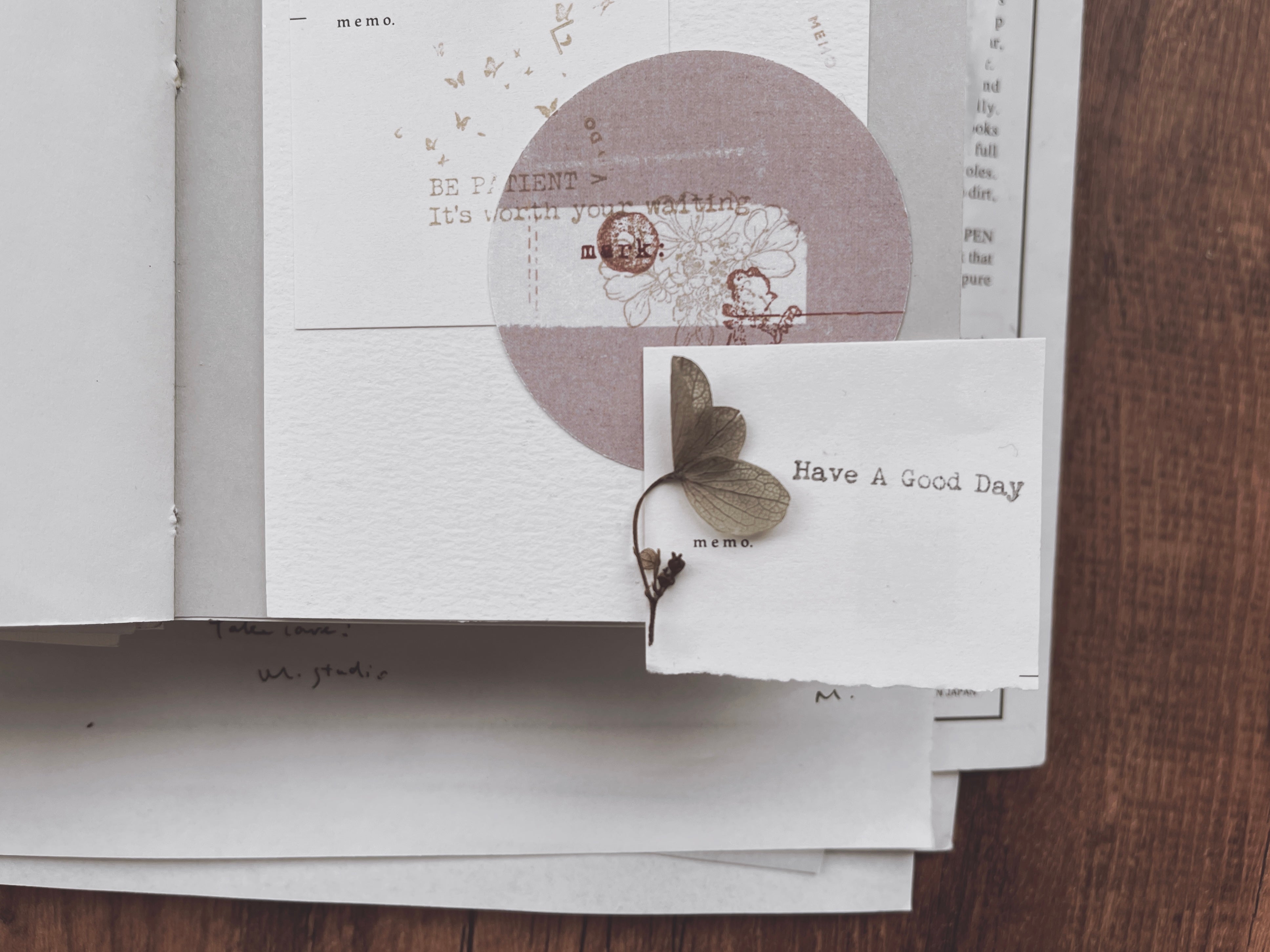 Penny Fei Just Words Rubber Stamp Collection (10 types, sold separately)