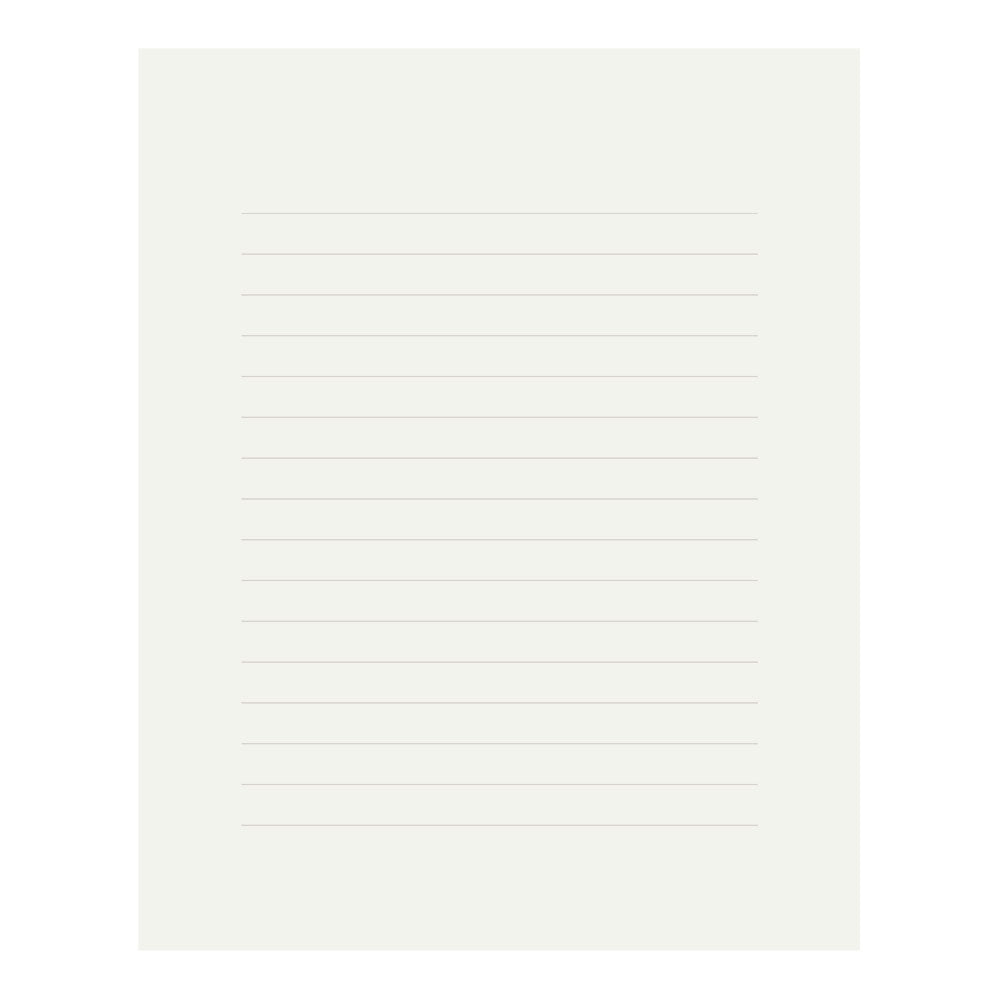 MD Letter Pad Cotton Horizontal Ruled Lines - Smidapaper Ikigai Shop
