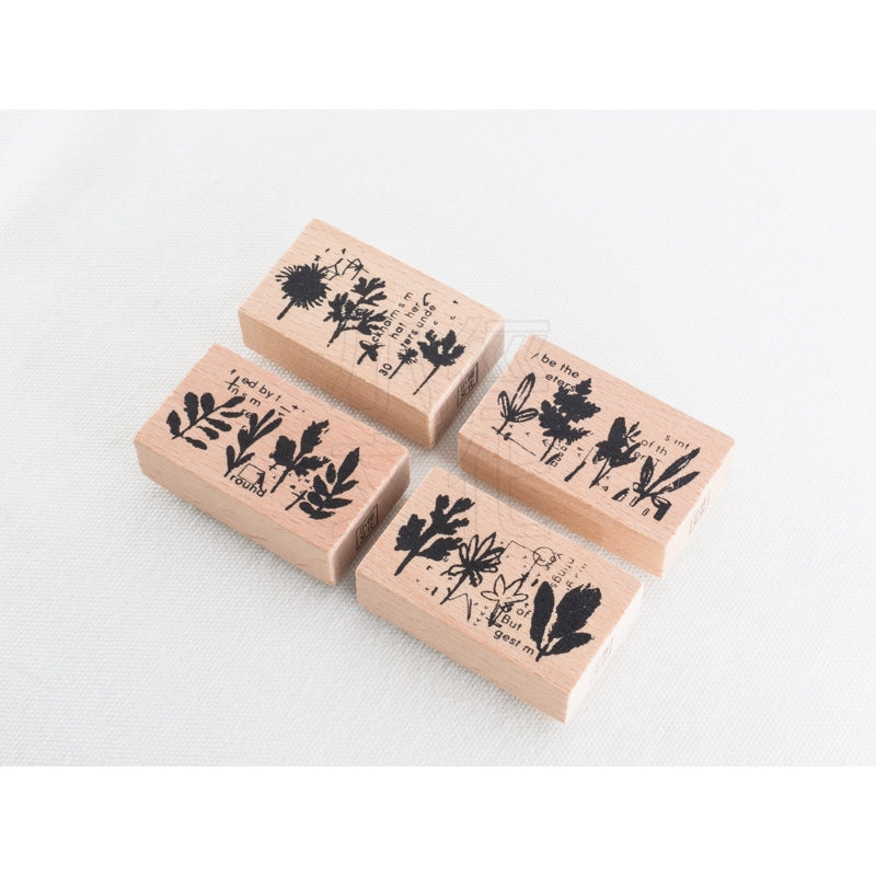Chamil Garden 5th Anniversary Botanical Collecting Stamp Set- Leaf - Smidapaper Ikigai Shop