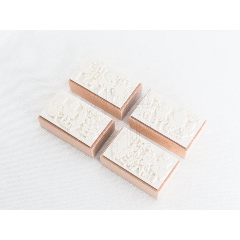 Chamil Garden 5th Anniversary Botanical Collecting Stamp Set- Leaf - Smidapaper Ikigai Shop
