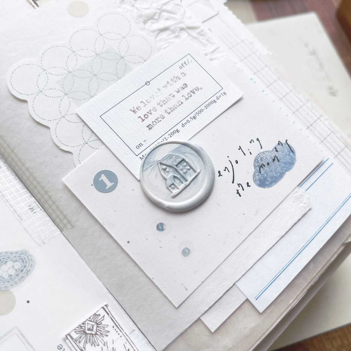 Penny Fei Little House Wax Seal Stamp (2 types) - Smidapaper Ikigai Shop