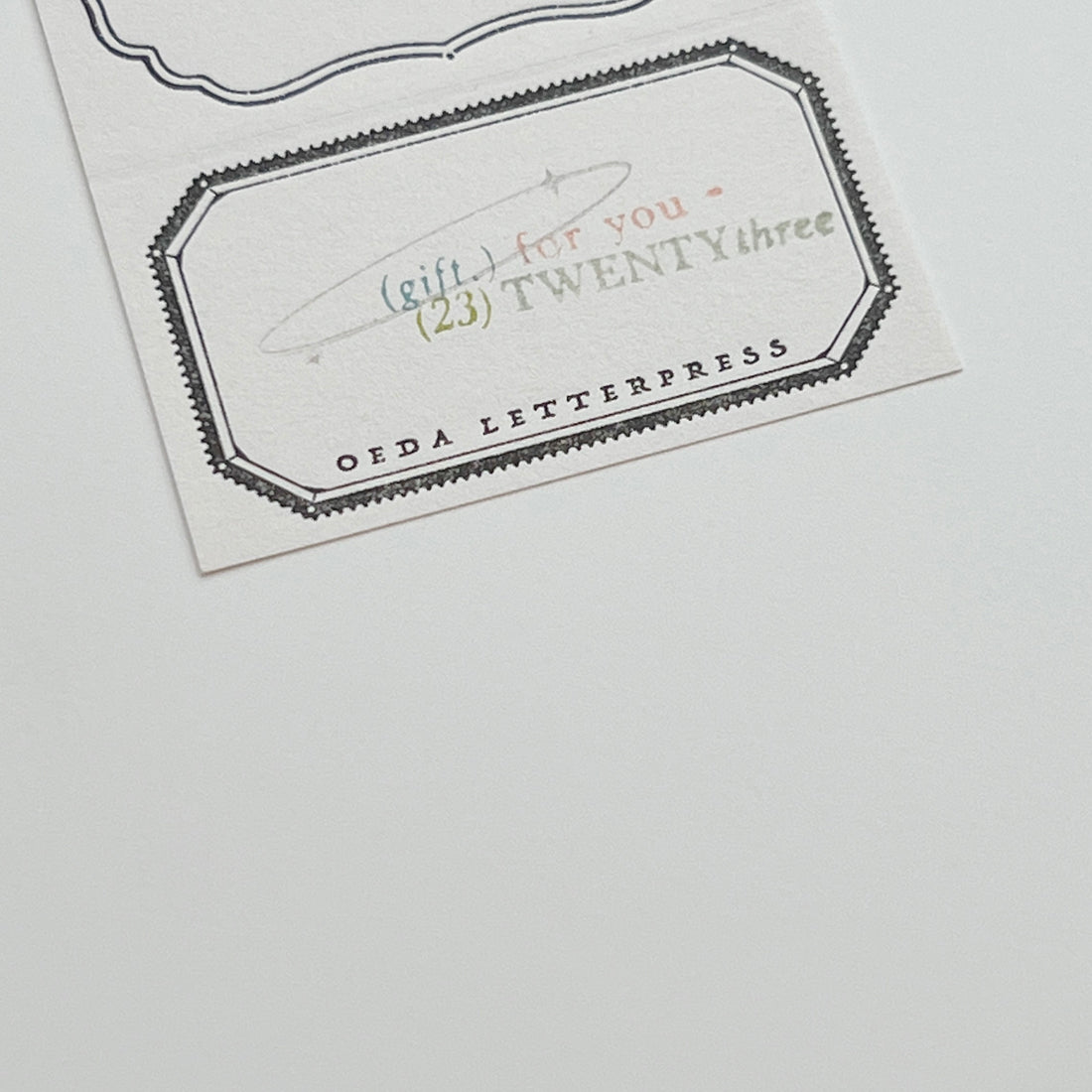 PC 9pt. (23) TWENTYthree Tiny Text Rubber Stamps