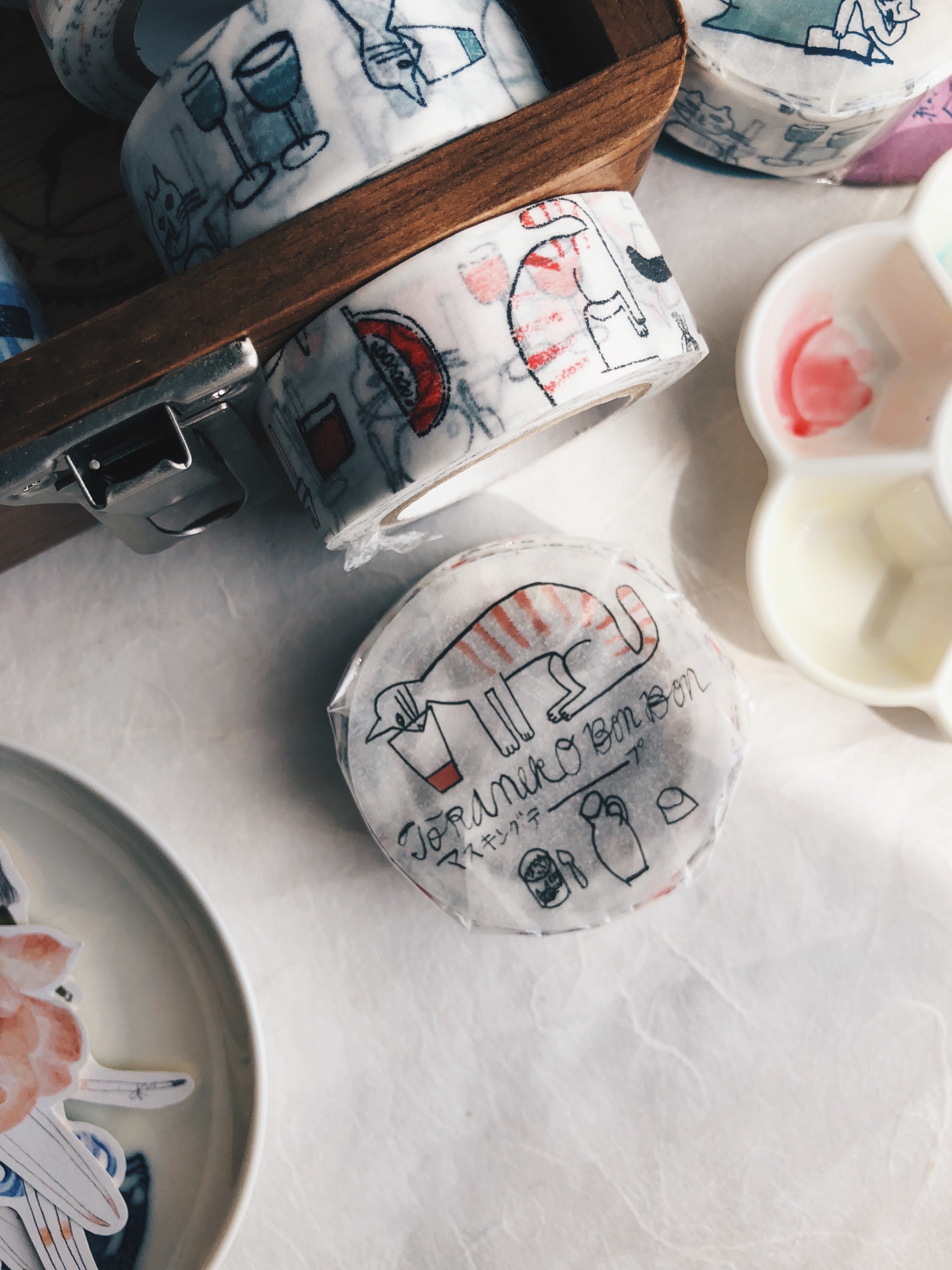 Toraneko Bonbon The Memory of Mon Petit A Washi Tape - Smidapaper Ikigai Shop