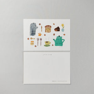 Miki Tamura Postcard: Cafe Tamura - Smidapaper Ikigai Shop
