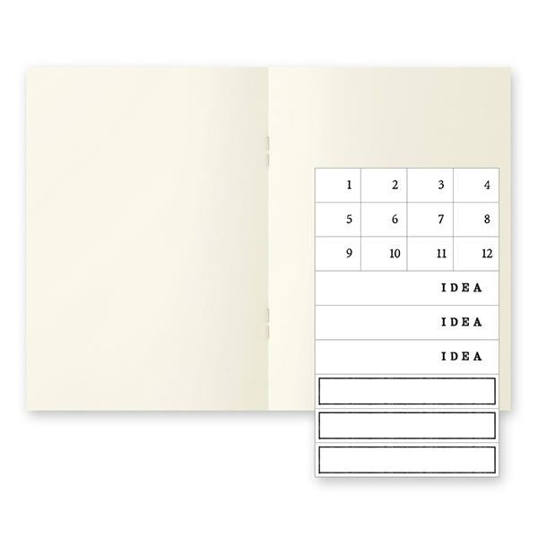 MD Notebook Light A6 | Blank (Set of 3) - Smidapaper Ikigai Shop