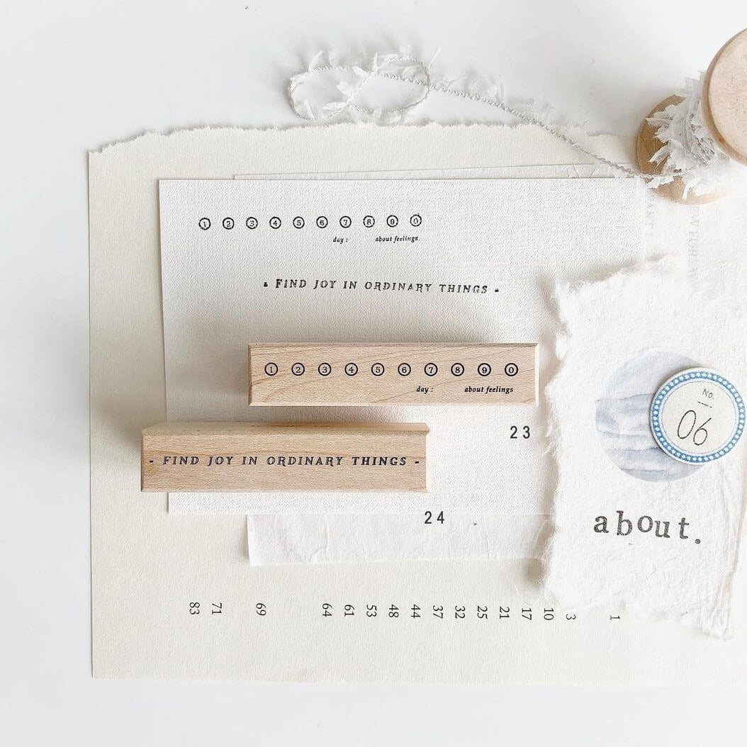Nyret Vol. 6 About Series Rubber Stamps (8 designs) - Smidapaper Ikigai Shop