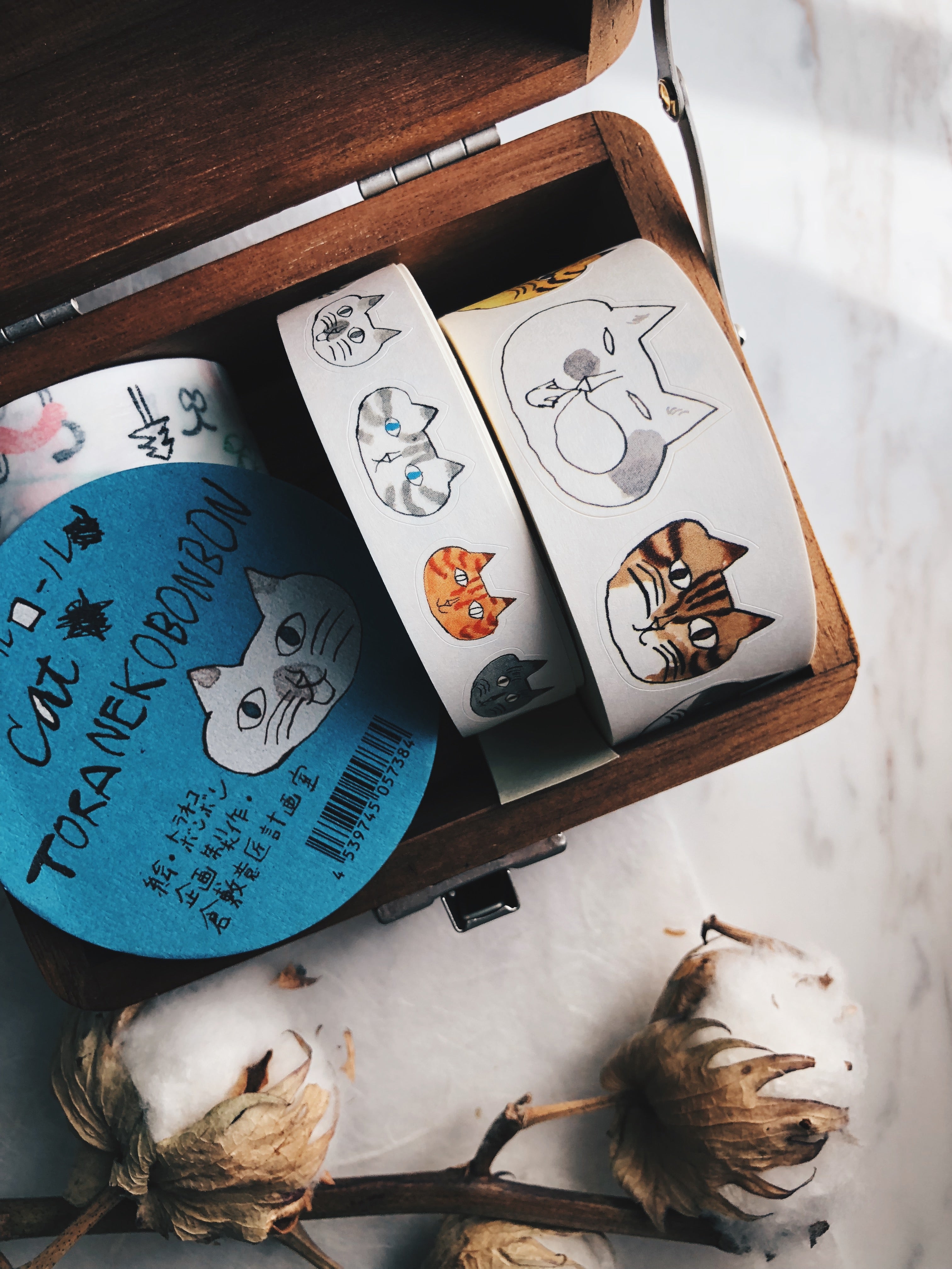 Classiky Toraneko Bonbon Cat Stickers - Smidapaper Ikigai Shop