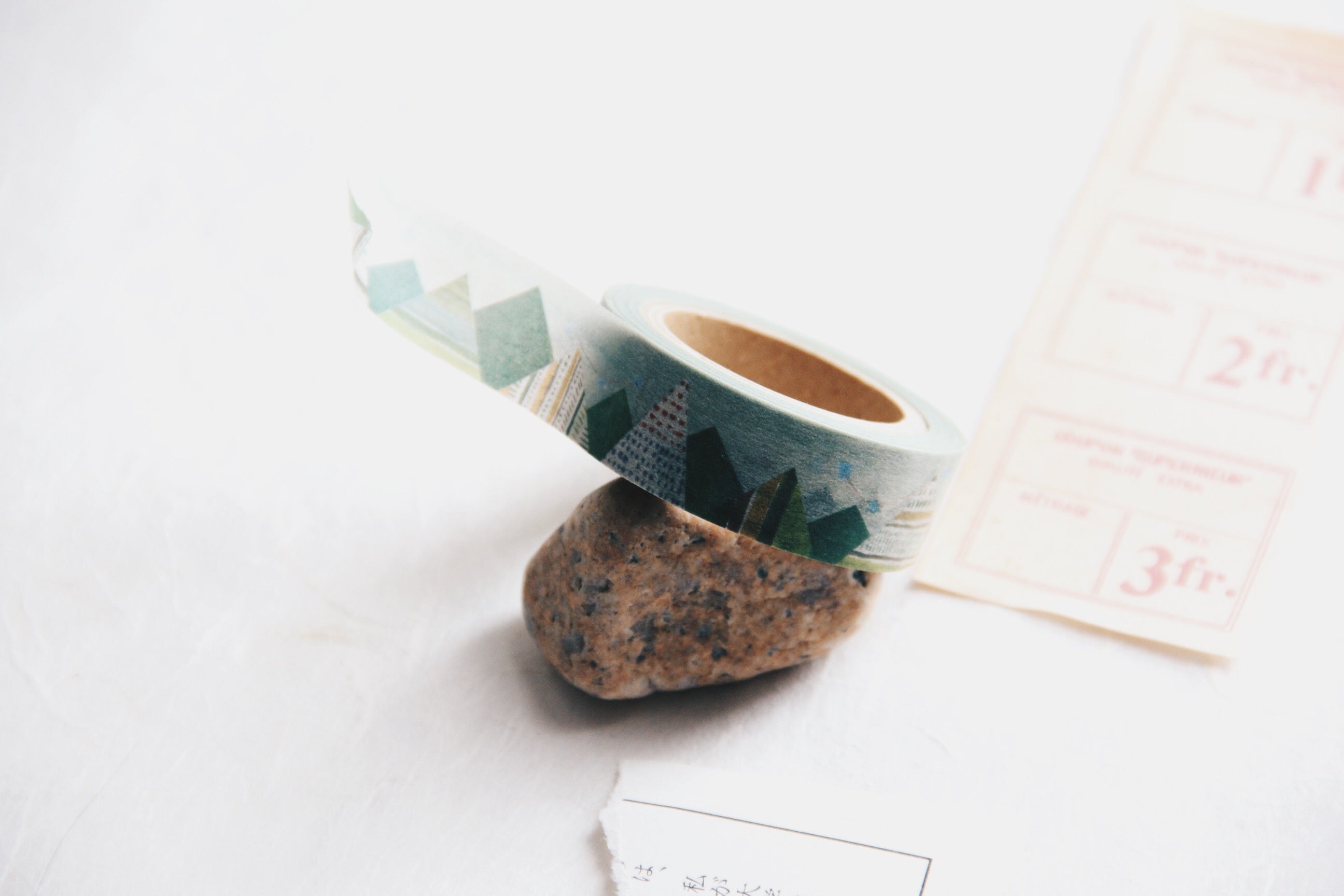 Nico Neco x omoriyuko Fine Japanese Art Washi Tape-Yamabiko - Smidapaper Ikigai Shop
