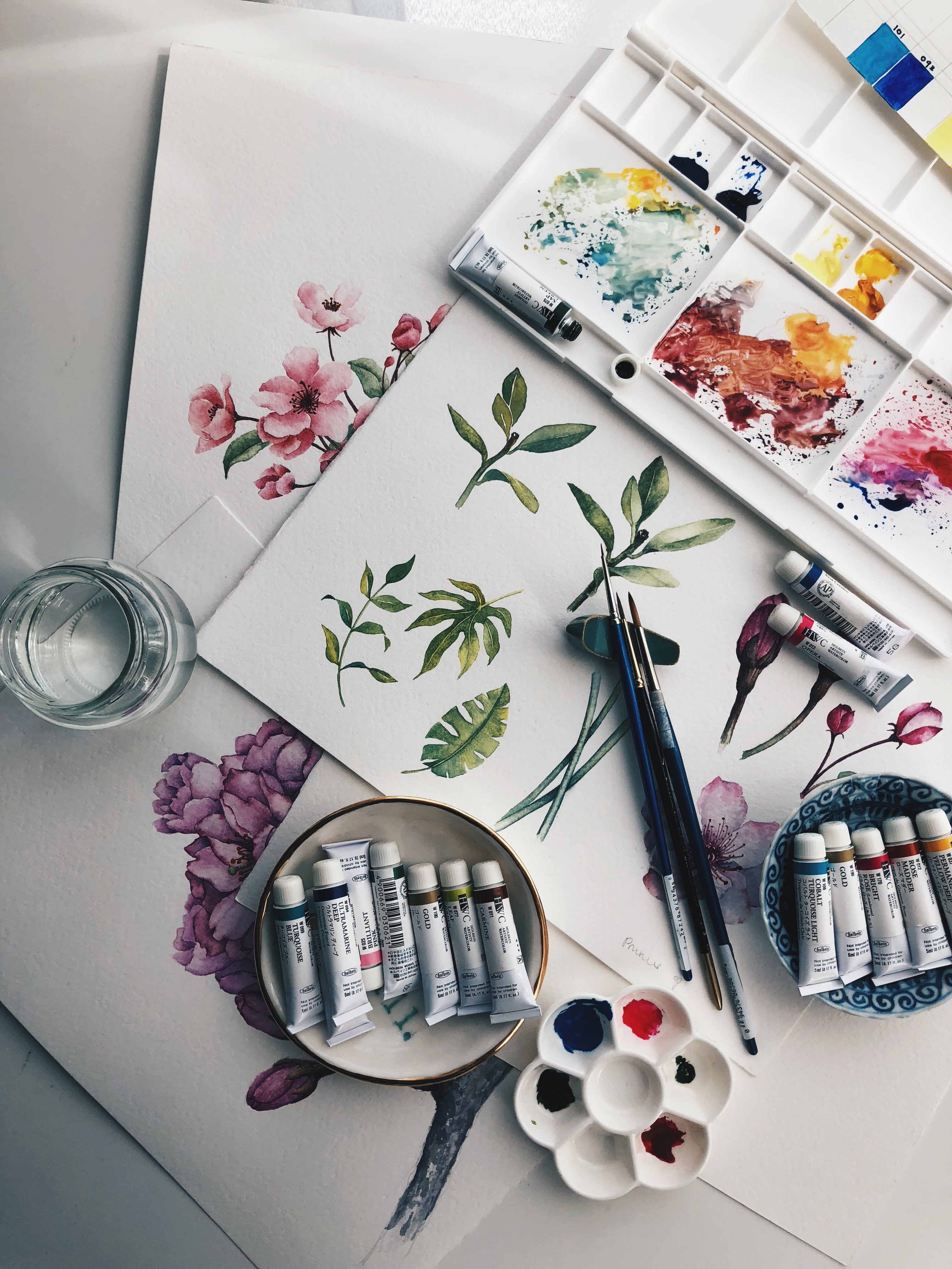 Holbein Artists’ Watercolor-Sold in individual 5ml tubes (W002-W120) - Smidapaper Ikigai Shop