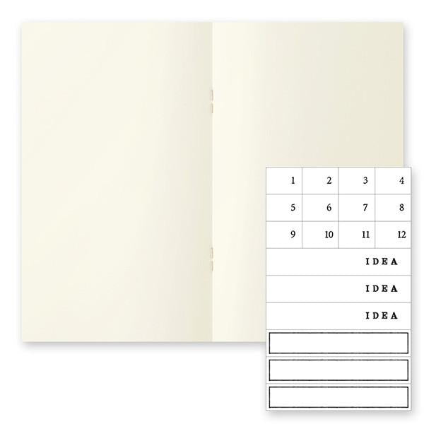 MD Notebook Light B6 Slim | Blank (Set of 3) - Smidapaper Ikigai Shop